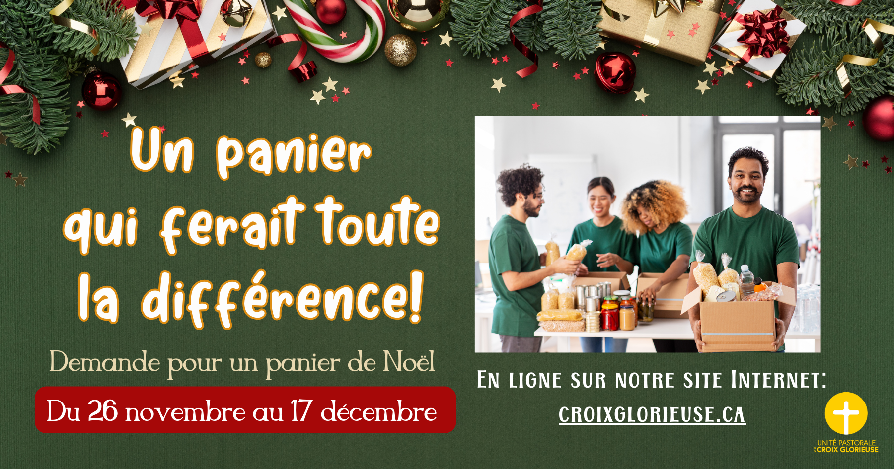 Noël Demande de panier de Noël 2024-officiel