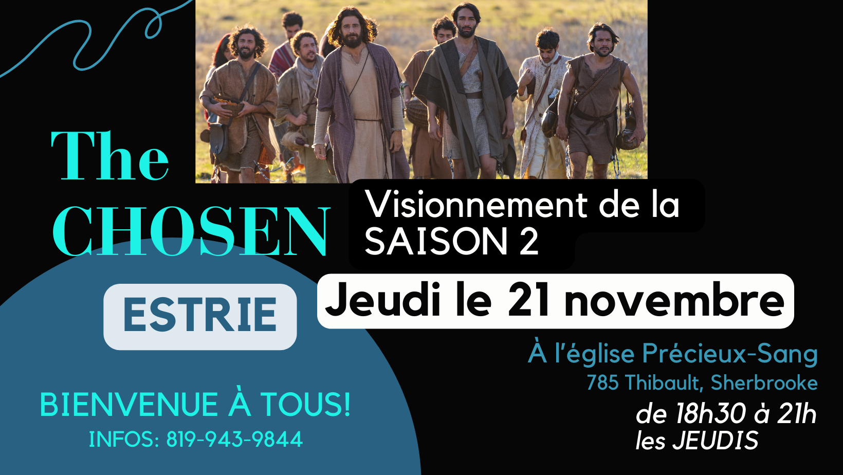 The Chosen ; Jeudi 21 novembre_ SAISON 2